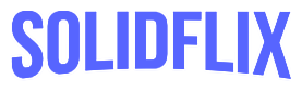 Solid Flix logo - SOLIDFLIX capitalized